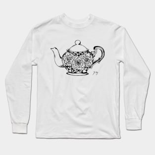 Floral Tea Long Sleeve T-Shirt